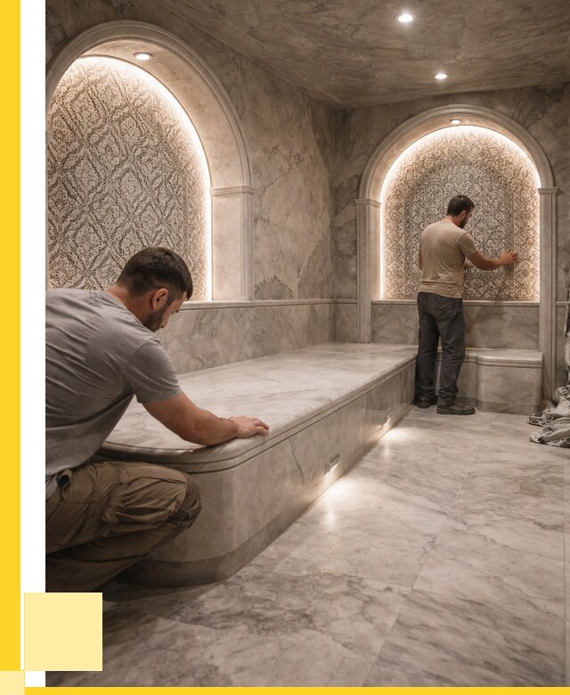 Турецкие бани под ключ в Новокузнецке от 256850 р. | ЭриданНвк