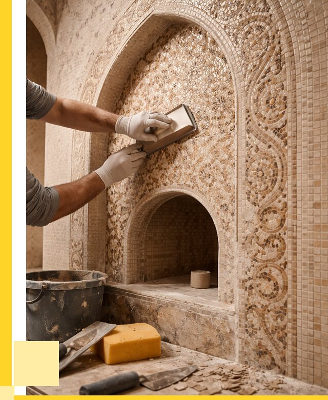 Мозаика для хамама в Новокузнецке под ключ от 5137 р. | ЭриданНвк